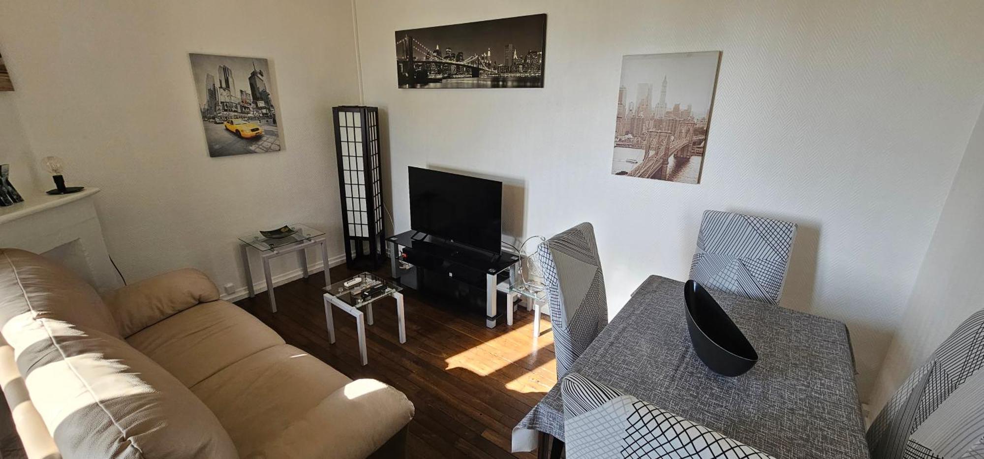 F2 42m2, Parking, 4 Couchages Et Lit Bebe Apartment